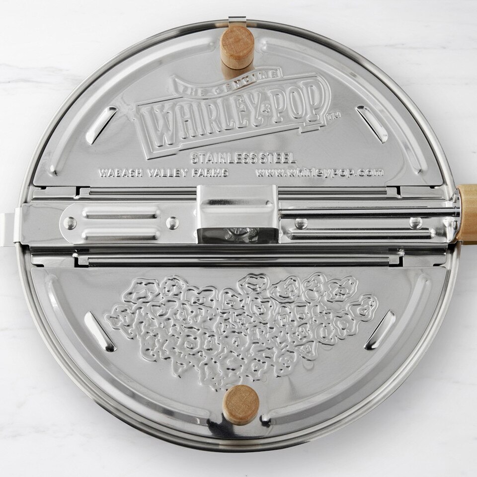 Whirley Pop Stainless Steel Induction Popcorn Maker Williams Sonoma
